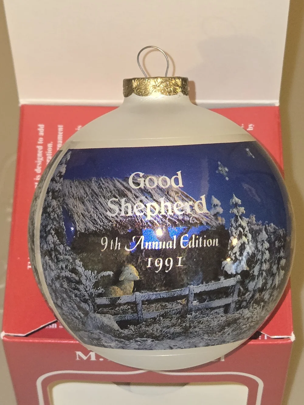 Vintage M.I. Hummel Good Shepherd Ornament